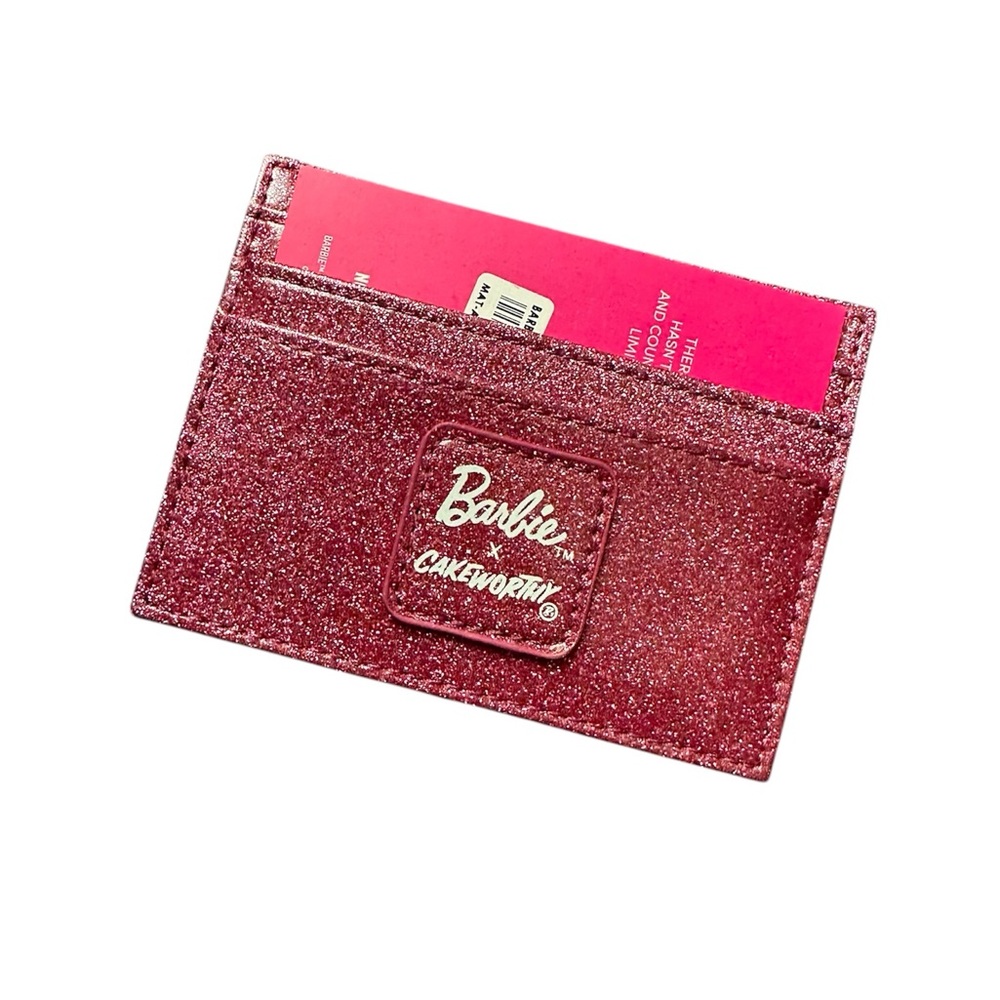 💖3/$30💖 NWT Barbie x Cakeworthy card holder glitter case - Picture 4 of 8